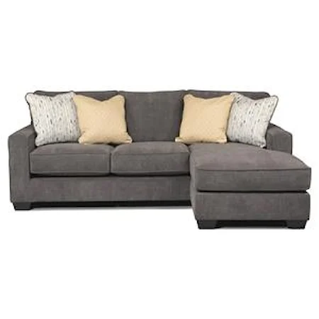 Contemporary Sofa Chaise with Track Arms & Left or Right Configurable Chaise